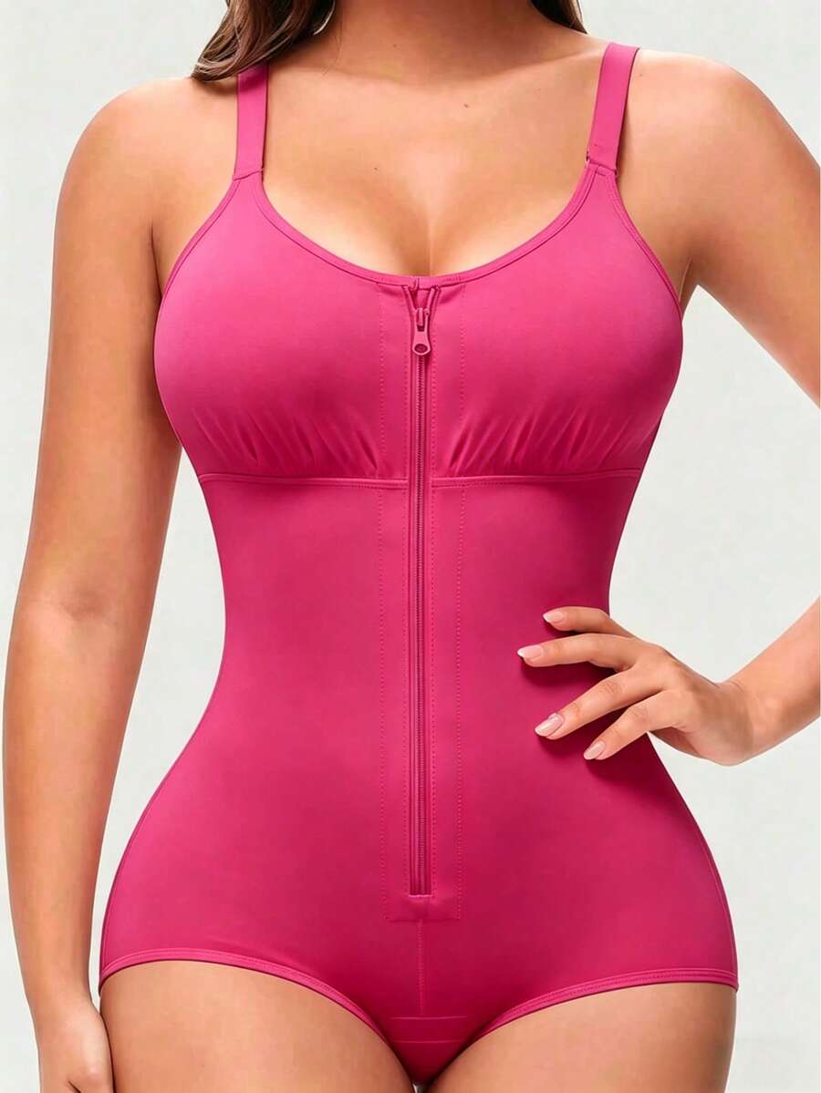 Jumpsuit Pengontrol Perut Kompresi Tinggi untuk Wanita