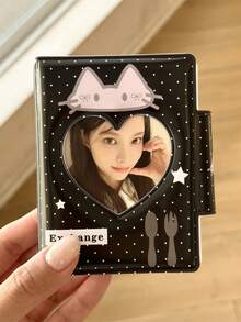 1 件装 Bow Cat One Palace 网格卡片簿 3 英寸相册 Love Bean 小卡片收纳册 - 彩色 - 查看 8