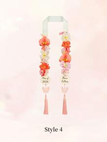 1pc Personalized Floral Graduation Lei, Customizable Text, Floral Graduation Lei With Tag, 2026 Graduate, Graduation Sash, Premium Photo Prop, Graduation Gift, Unique Gift - Multicolor - View 15