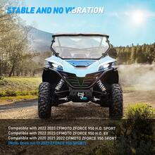 nilight Frokom Front Half Windshield, X3 Half Windshield Fit For 2017 2018 2019 2020 2021 2022 2023 Can-Am Mavericker X3 Turbo / X DS Turbo R / MAX Turbo / MAX X RS Turbo R/2018 X3 900,UTV Wind Deflector Durable Off Road Outdoor Riding Accessory Chunfeng-2000: Full Throttle - C - View 8