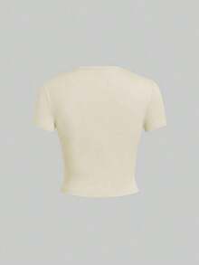 Conjunto de 5 camisetas de tirantes ajustadas de unicolor, sin mangas - Verde - Ver 11