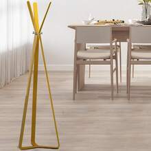 DIMAS MUEBLES Perchero Moderno Minimalista, 130 - Color Amarillo - Camel - Ver 3