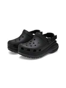 Crocs 女士运动凉鞋/拖鞋 蓬松木屐，2026夏季新款男女通用厚底闭趾沙滩拖鞋 213448-001 - 213448-001 - 查看 3