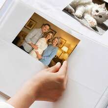 1pc 6-Inch Warm Photo Album, 200 Pockets, Large Capacity Couple's Daily Photo Album Fits 200 Horizontal Photos, Multiple Colors Available, Suitable For Wedding, Family, Anniversary, Youth, Vacation, Valentine's Day, Memory Book Gift Album - 1PC - View 5