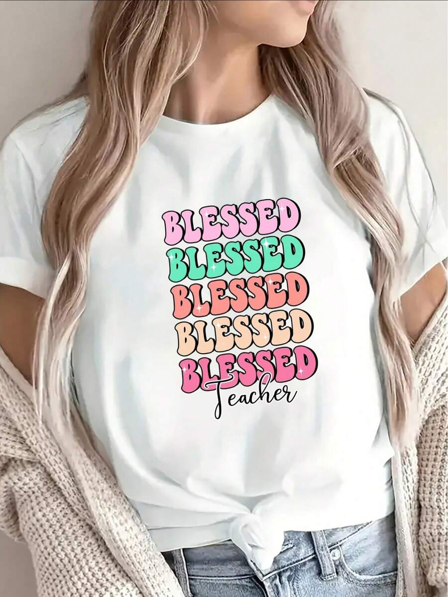Camiseta de manga corta| Ligero y transpirable, con un sutil patrón degradado, es perfecto para actividades al aire libre y uso diario.La textura suave garantiza comodidad durante todo el día, con cuello redondo y tela de elasticidad media. - Blanco - Ver 1