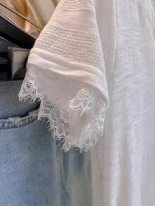 Women Tops - White - View 8