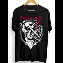 Overlord New T-Shirt,Anime, Overlord Manga, Ainz Ooal Gown Graphic Tee - 黑色 - 查看 8
