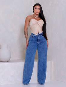 Wide Leg - Medium Wash - View 4