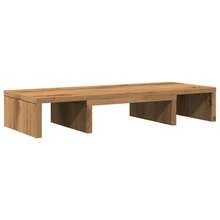 Soporte ajustable para monitor vidaXL en roble, 60 x 24 x 10,5 cm, tablero de partículas. - Multicolor - Ver 5