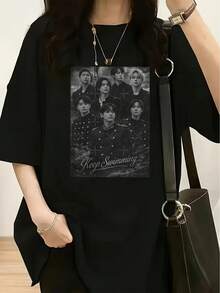 Women T-Shirts - Black - View 6