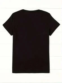 2026 Nueva Camiseta de Algodón Puro para Mujer con Cuello Redondo, Camiseta con Estampado Gráfico "LA VIDA ME REGALÓ ALGUNOS LIMONES, PERO MI JESÚS ME HIZO LIMONADA", Camiseta Negra con Dobladillo Anudado y Ilustraciones de Limones y Limonada, Camiseta Casual de Algodón para Amantes Cristianos, Ropa Ligera de Verano para Uso Diario.100% Algodón Puro, Versátil y Cómodo para Uso Diario en Primavera y Verano.Transpirable y confortable. - Negro - Ver 2