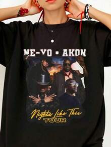 Women T-Shirts - Black - View 1