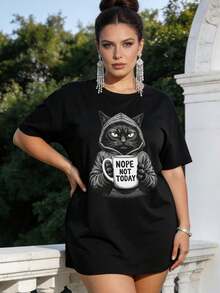 Camiseta de manga corta con cuello redondo suave y casual de verano para mujer, tops para salir, algodón, vintage, estilo callejero europeo y americano, casual deportivo, estilo unisex, estilo casual urbano, tops bonitos, Gen Z, curvas, ropa Y2K, camisetas divertidas, tops para damas, conjuntos de vacaciones para mujer, top lindo, camiseta gráfica, conjuntos de primavera, camisetas holgadas, ropa de calle retro, estilo de los 90, estilo de los 2000, subcultura, top negro, tops blancos, atuendo de fiesta de los 90. Blanco - Negro - Ver 2