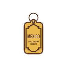 Curvy Clothing On  And Vintage Mexico Hotel Keychain Graphic Tee - Retro Travel Souvenir Style Women's T-Shirts Y2K - 白色 - 查看 9