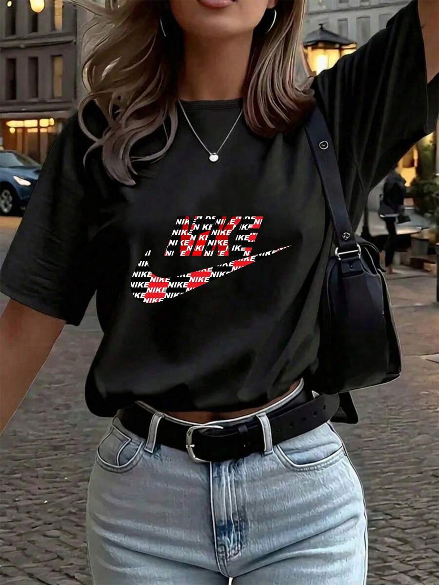 Women T-Shirts - Black - View 1