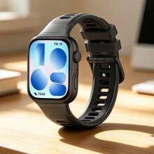 1件酷夏系列腕帶，相容於 Watch Fit 3 4 Pro Fit5pro，軟矽膠運動手錶錶帶手環 - 彩色 - 查看 14