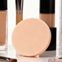 Esponja cosmética portátil de forma redonda para base de maquillaje en polvo, herramienta de maquillaje suave que se puede usar húmeda o seca - Multicolor - Ver 4