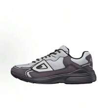 New CD B30 Men's Printed Breathable  CD Sneakers, Dad Shoes, Height-Increasing Outdoor Casual Shoes - Gray - 查看 3