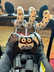 1 boneco de pelúcia em forma de burro para rede, boneco espiral macio para pendurar no carrinho de bebê de 0 a 12 meses, presente de aniversário - Multicolorido - Ver 9