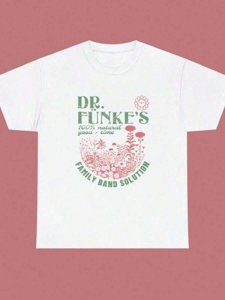 Nueva camiseta Y2K 2026Dr.Funke's 100% Good-Time Family Band Solution Unisex Heavy Cotton Tee,Camisetas infantiles, artículos para el Día de San Valentín, conjuntos para padres e hijos, camisetas con temática del Día de San Valentín, camisetas estampadas para hombres y mujeres, camisas, camisetas con emojis populares. - Blanco - Ver 1