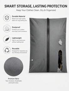 1 pieza Bolsa de compresión al vacío de 17L para viaje al aire libre, senderismo, equipaje, almacenamiento de ropa, organizador de ropa, caja de almacenamiento, bolsa de almacenamiento de equipaje - Multicolor - Ver 6