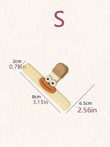 1/2pcs Cute Cartoon Snack Clips, Multifunctional Food Sealing Machine, Moisture-Proof Storage Clips, Suitable For Kitchen, Office, School - Plastic Food Bag Sealing Clips, Household Kitchen Storage Accessories - Multicolor - View 7