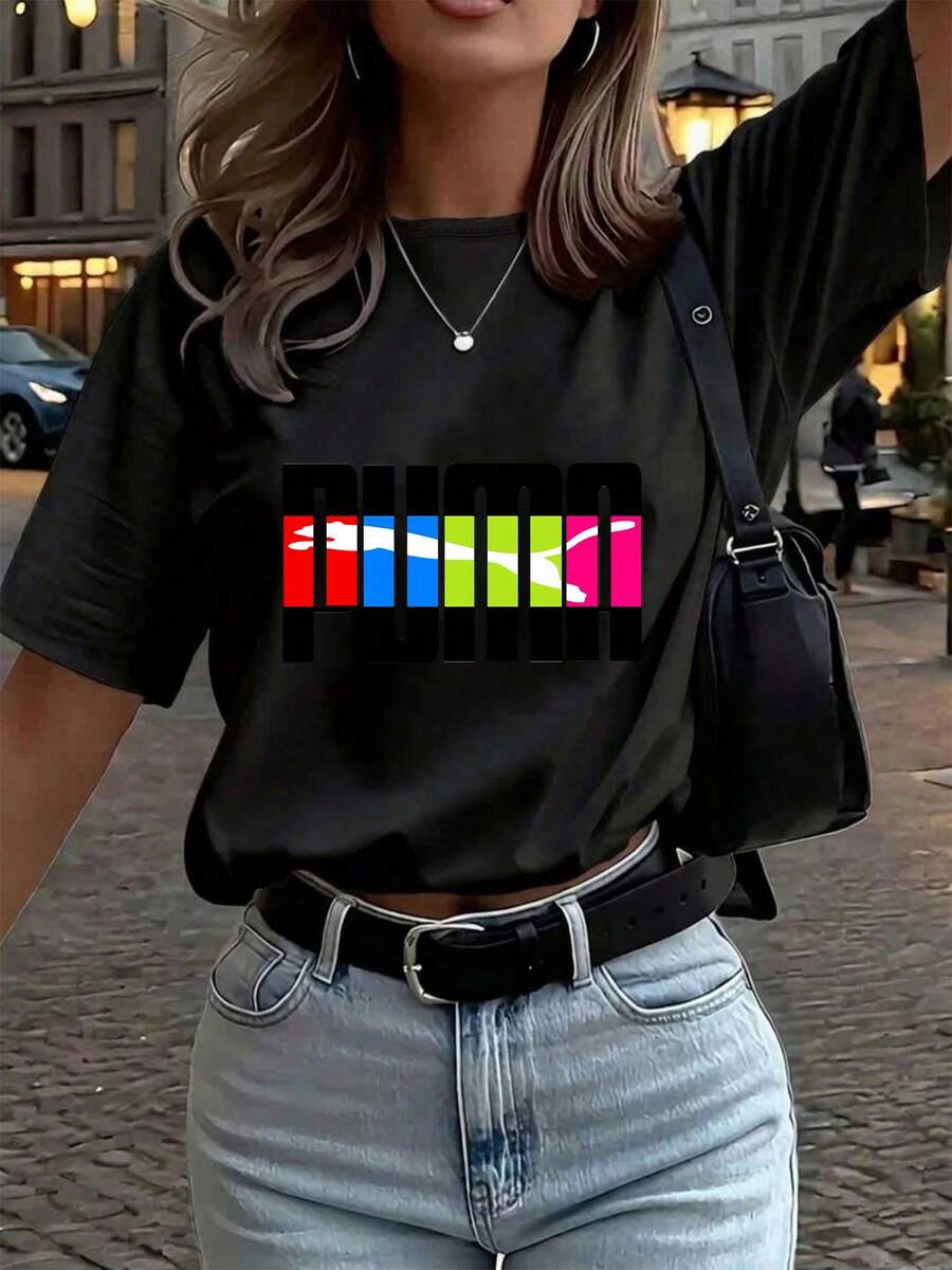 Women T-Shirts - Black - View 1