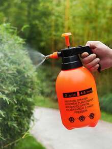 2000ml/3000ml 手動壓力噴霧器，大容量手持式噴霧器，適用於居家、園藝澆水、消毒清潔，可調節噴嘴 - 多色 - 查看 9