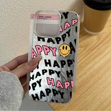 Funda para iPhone Keep Smiling, funda para teléfono 11 13 15 16 14 Plus Pro Max, funda con purpurina para teléfono 12 X XS MAX XR 7/8PL CR1N - Caso 1 - Ver 11