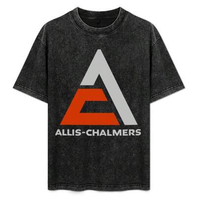 TRACTORS-ALLIS-CHALMERS LOGO Classic T-Shirt Soft Basic Cotton Short Sleeve Tee