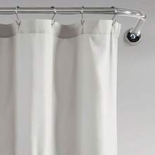 Decor exuberante decoración Ruffle Flor Cortina de Ducha, 72" x 72", Color - blanco - Ver 7