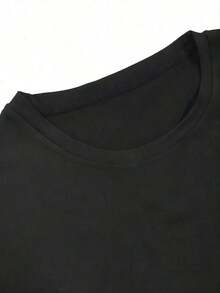 Camiseta unisex negra con estampado gráfico, de algodón premium, cuello redondo y manga corta, tela suave, agradable al tacto y transpirable, estampado creativo resistente a la decoloración, corte holgado y cómodo, top casual versátil para uso diario, actividades al aire libre, fiestas, citas, fácil de combinar con jeans, faldas, pantalones cortos. Camiseta Katseye Gnarly, camiseta gráfica con vibraciones retro pop, camiseta para fans de , sudadera Gnarly, sudaderas con capucha de algodón Katseye Gnarly,  Fa_1. - Negro - Ver 4