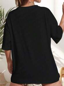 ¡Aplaudan las camisetas rojas de España! Esta camiseta con temática de la Copa del Mundo de España 2026 adopta un diseño de estilo deportivo, un proceso de impresión de alta calidad, camiseta de manga corta de verano para hombre, adecuada para uso diario casual, fitness en casa, actividades al aire libre. - Negro - Ver 2