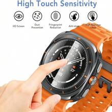3 piezas Protector de pantalla para Samsung Galaxy Watch7/8 Ultra, Vidrio templado de dureza 9H, transparente de alta definición, tacto sensible, material duradero - 3 piezas para Watch7/8 Ultra - Ver 3