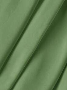 MOD Vestido mini con espalda descubierta, retorcido y fruncido en unicolor para mujer, vestidos de otoño para mujer, vestido, vestido, Acción de Gracias, vestidos elegantes para fiesta, vestido de invitada de boda, vestido de graduación, vestido de gala, vestido de noche elegante para boda - Verde - Ver 5