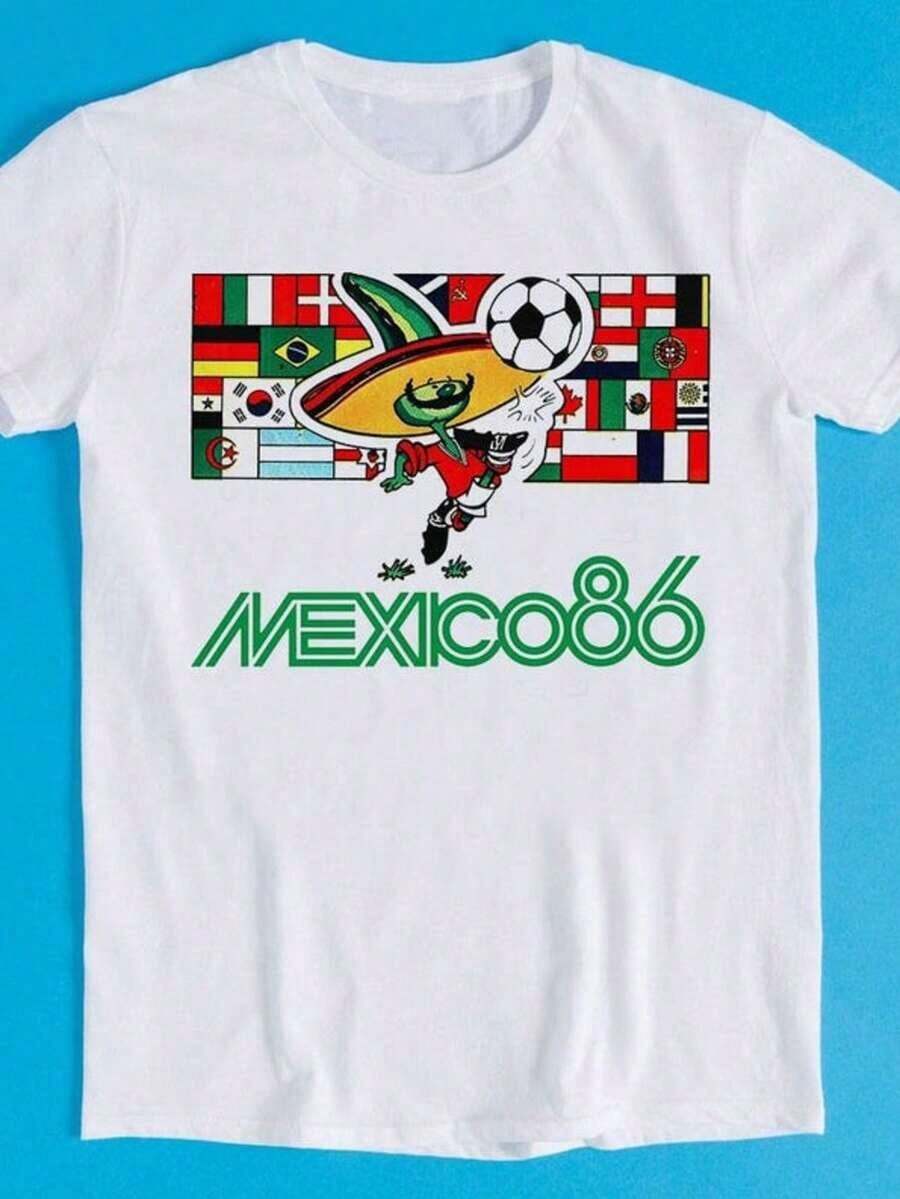Mexican Flag T-Shirt, Mexican Pride T-Shirt, Mexican Heritage, Gift For A Proud Mexican, Short Sleeve T-Shirt For Cinco De Mayo. - 白色 3 - 查看 1