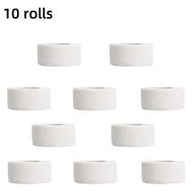 7 Rolls Self-Adhesive Bandage Rolls, Breathable Sports Tape Self-Adhesive Gel Bandage Rolls (White) - White - View 9