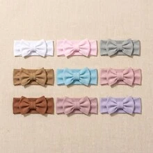 3pcs Baby Girl Headband For 0-4 Years Old Girl,Bow Headband,Toddler Girl Spring Clothes,Baby Summer Clothes,Candy Color Hairband,Ice Cream Color Headbands,Kid Headbands,Children Accessories Celebration Day Anniversary Party Decorations,Children Gift,Can Be Worn At Home Or Outside,Birthday Decorations, Photography Props - Multicolor - View 7