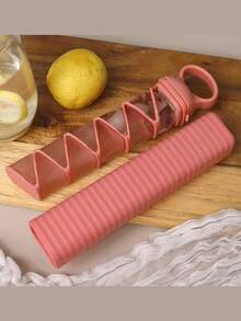 1pc Retractable Creative Ice Cube Tray, Home Ice Cube Maker, Ice Pop Grinder Tool, Ice Mold, Long Ice Cube Tray, Home Ice Cube Tray, Portable Homemade Ice Cube Box, Retractable Ice Cube Tray, Kitchen Ice Cube Tray - Multicolor - View 4