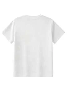 Camiseta con Estampado de Gallo Divertido - Camiseta de Algodón Grueso para Hombre, Perfecta para Vacaciones en la Playa y Uso Diario Casual - Material Suave - Estilo Urbano Vintage Unisex, Camiseta de Manga Corta con Cuello Redondo de Algodón Suelto - blusas para mujer. blusas.blusas casuales para dama. - Blanco - Ver 2