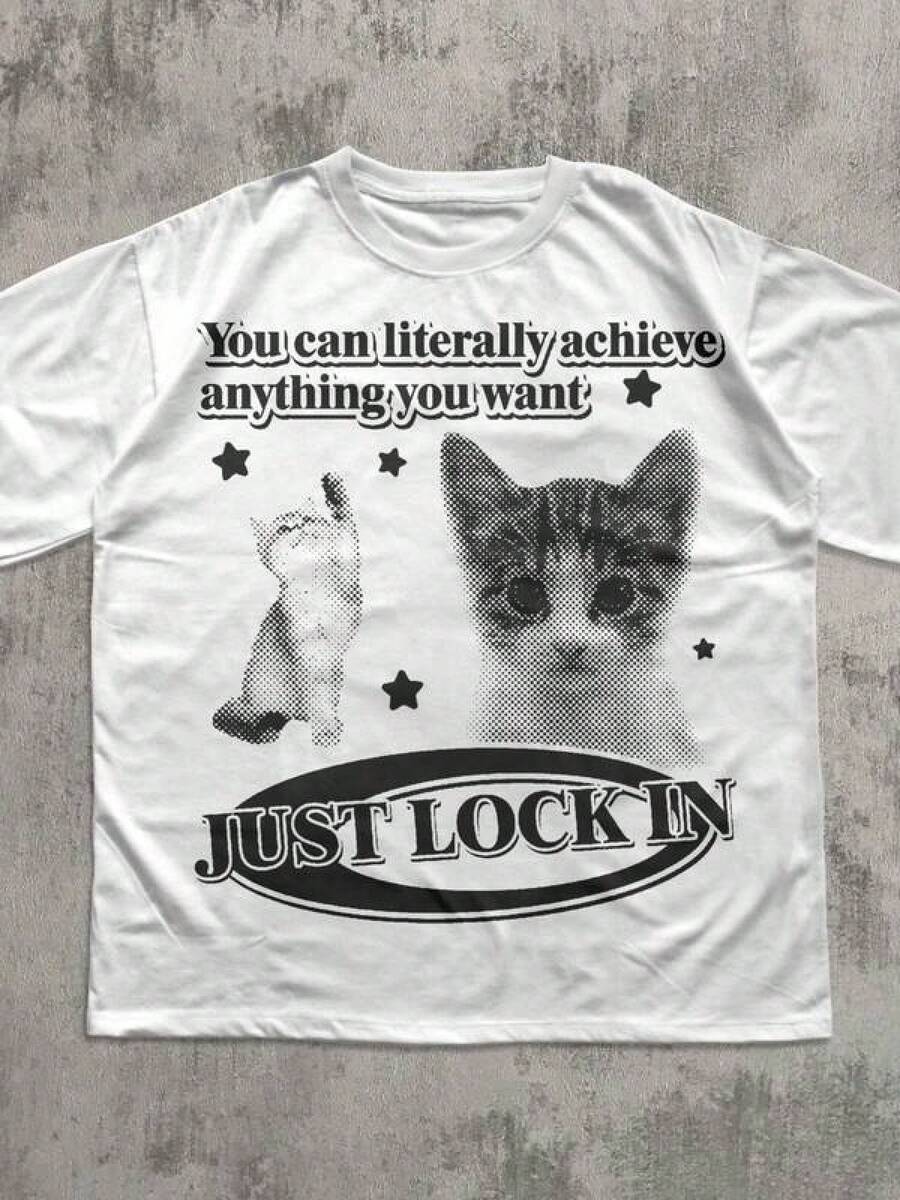 Camiseta informal de mujerY2k Retro Cat Meme T-Shirt Vintage Graphic Cats Tee Funny Kitten Shirt Weird Gifts Cat Meme Shirts 2000s Tees Cats Lover,Camisetas para hombre, camisetas para niños, camisetas con estampado de gatos y perros, camisetas para uso diario, camisetas de apoyo a la Copa del Mundo, camisetas de la Copa del Mundo 2026, camisetas estampadas, ropa de Pascua, - Blanco - Ver 1