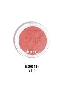 MISSLYN 1入 Matte Mania 腮紅，長效持妝 8 色絲滑高顯色腮紅，霧面妝效易上妝臉部彩妝，適合日常穿搭與派對 Y2K 風格，生日與情人節禮物，純素無動物實驗，品牌美妝化妝品 - #111 Mermaid Shy - 查看 7