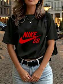 Women T-Shirts - Black - View 4