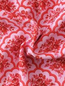 Swim Mod 1 pieza Traje de baño de una sola pieza con estampado tropical colorido para mujer - Multicolor - Ver 5