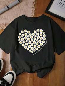 Ms. Shima T-Shirt - Soft And Breathable, Suitable For Spring, Summer And Autumn, Casual Style, Ideal For Holidays And Daily Wear - Regular Fit Printed Clothing Designed Specifically For Women. - 白色 - 查看 6