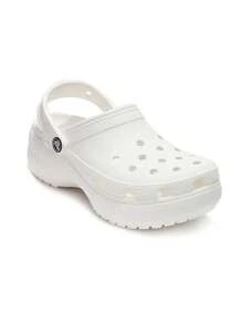Crocs 女士镂空木屐，经典云朵木屐，室内/室外休闲运动鞋，轻便舒适拖鞋，建议选购小一码，206750-100 - 206750-100 - 查看 2