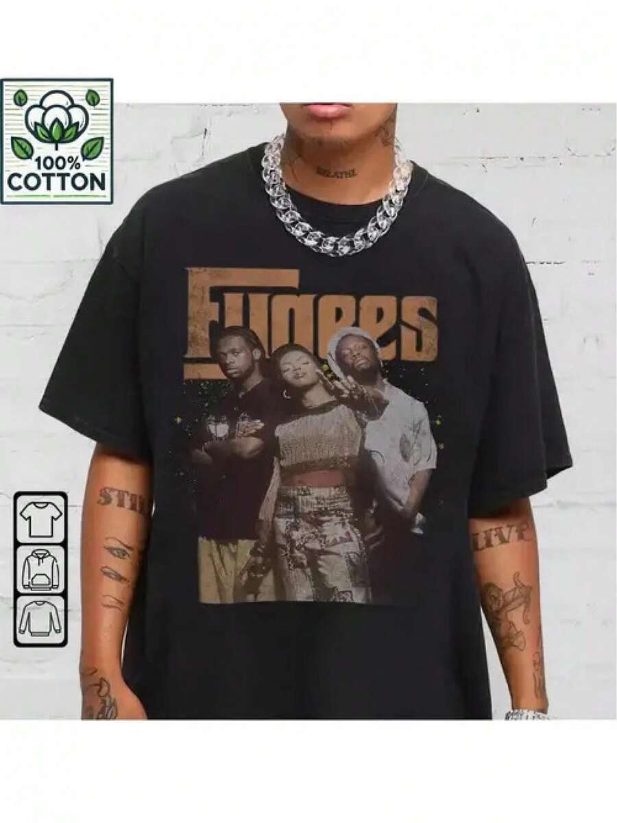 Camiseta unisex de manga corta, estilo vintageHip-HopGráficoCamiseta-NegroCargaTeeconNegritaFAMOSODISEÑO,RegularAjusteCuello redondoCamisaparaConciertosFestivales&Todos los díasRopa urbana-Para todas las estacionesUrbanoModaSuperior,FestivalConjunto de ropaRetroEstéticoCómodoMaterial,DeclaraciónPiezaMúsicaLoversplayerashombre, , , Dazymujer,romwehombres, bohochic,maestrasregalos,camisetaparaconjuntos de mujercon curvasparamu,y2k, - Negro - Ver 1