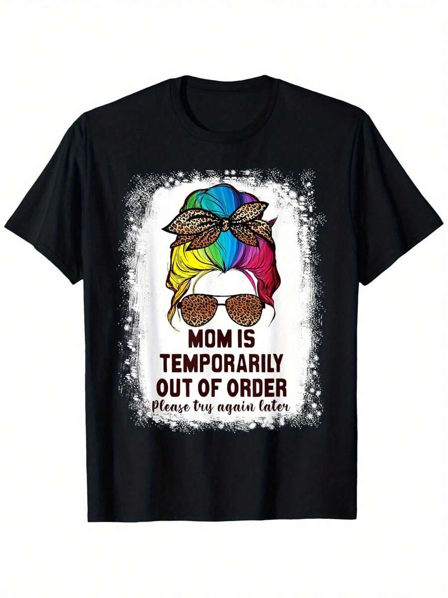 Playeras de mujer,Camiseta femenina con estampado de frases divertidas, cuello redondo versátil, queda bien en cualquier figura, apta para todas las estaciones, tela suave y transpirable