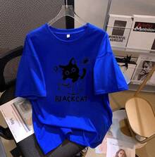 Camiseta con estampado de camisa casual para mujer, manga corta y cuello redondo, moda urbana local de primavera/verano camiseta unisex. OMSJ - Burdeos - Ver 7