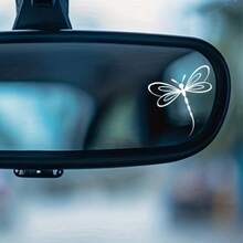 Dragonfly Design Vinyl Car Decal Sticker, Waterproof, Suitable For Car Windows, Holiday Gift, Vehicle Decoration, Durable Vinyl Art Sticker - A - View 6